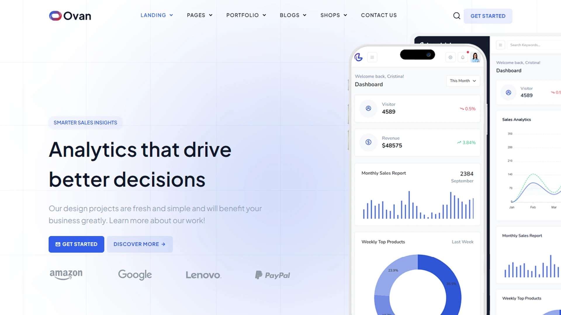 Ovan - React Multipurpose Business & Corporate Template
