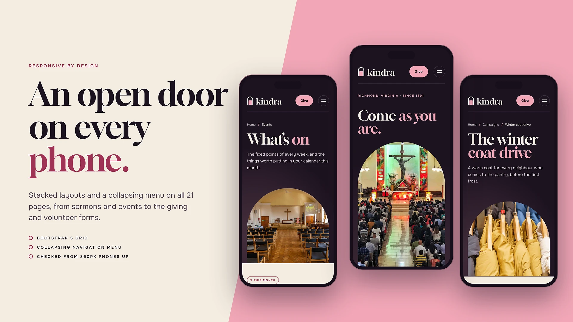 Kindra - Church & Charity HTML Template