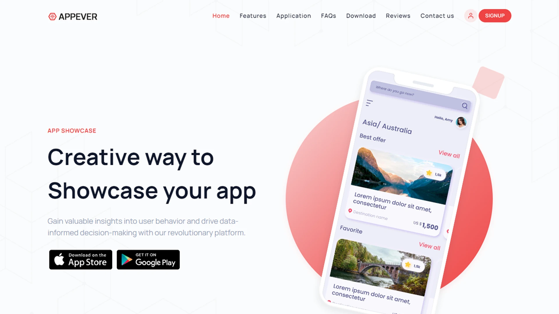 Appever - App Landing HTML Template
