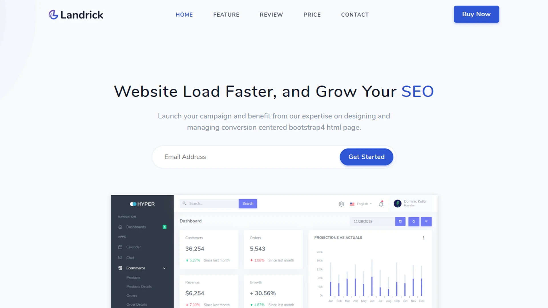 Landrick - App, Saas & Software Landing & Admin Dashboard Bootstrap 5 Template