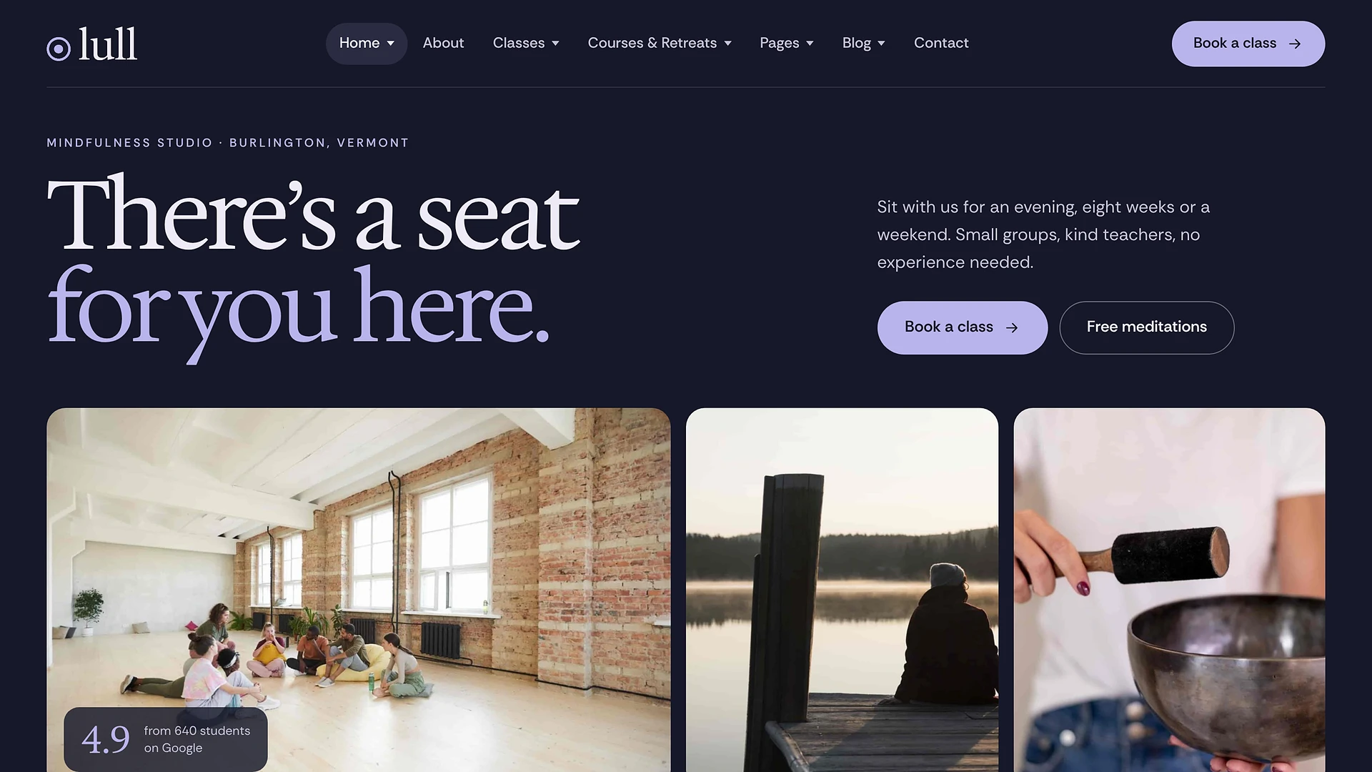 Lull - Mental Wellness & Mindfulness HTML Template