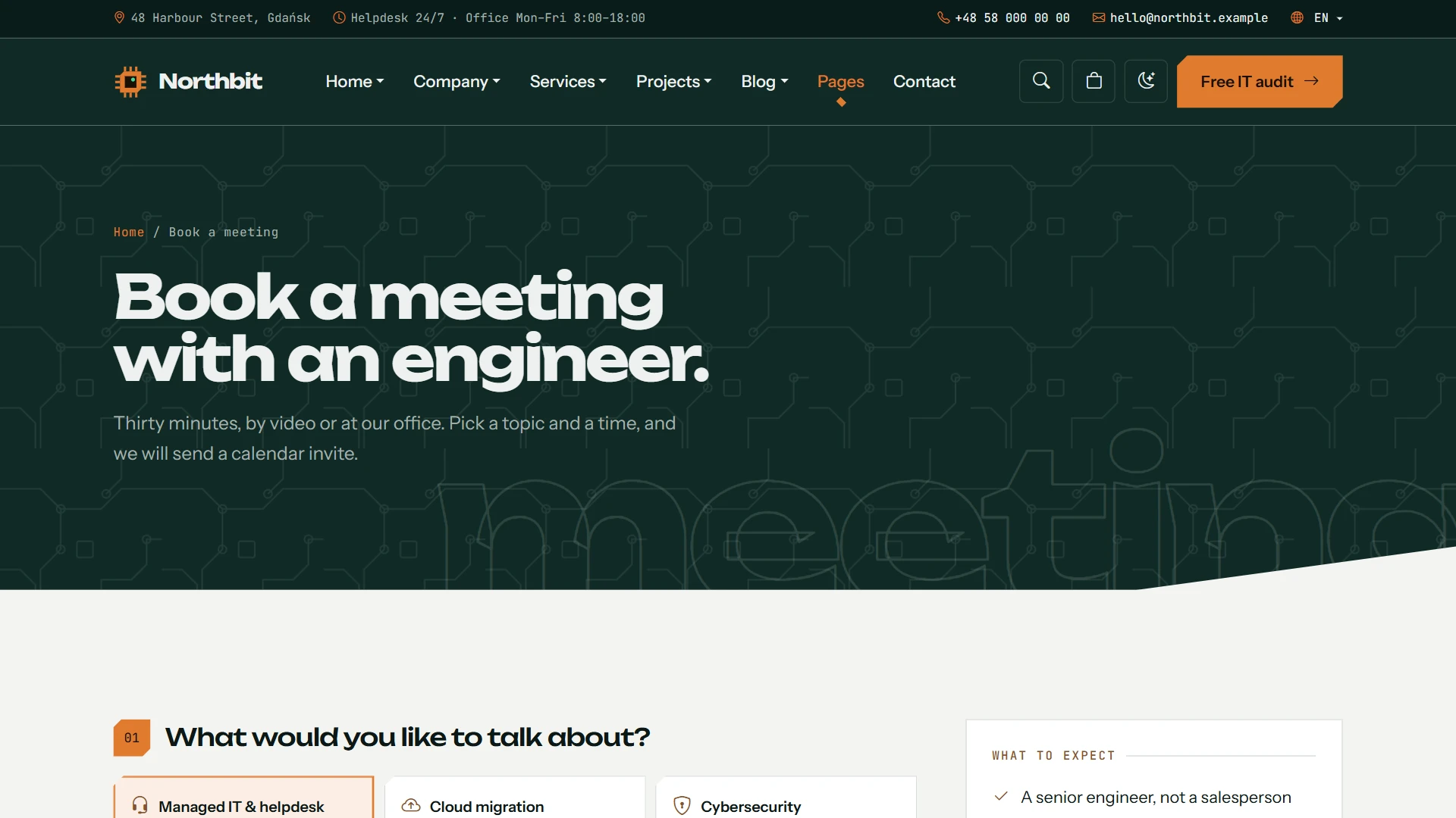 Northbit - IT Services & Solutions HTML Template