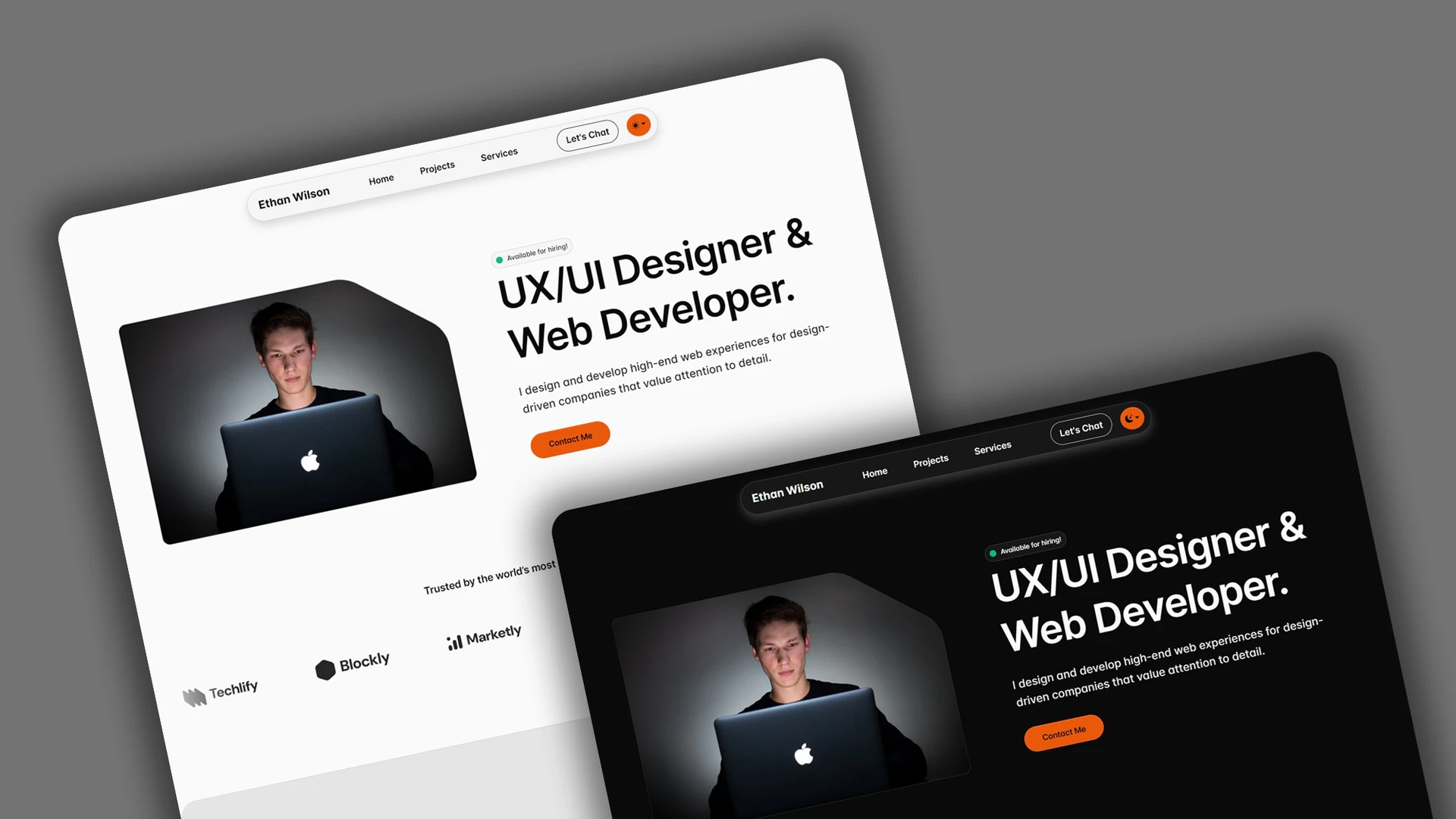 Uxoria - Sleek UX/UI Designer & Web Developer HTML Portfolio Template