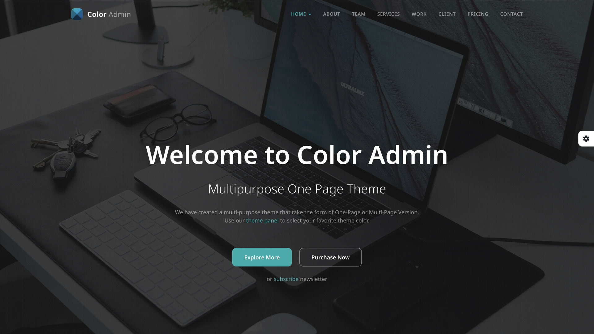 Color Admin - Ultimate Admin & Frontend Kit
