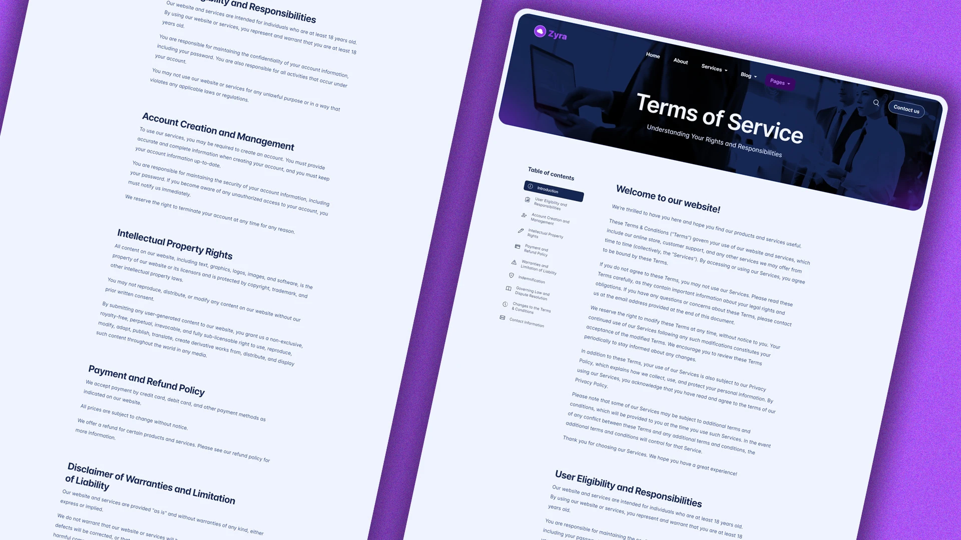 Zyra - Multipurpose IT Solutions & Business Services HTML Website Template