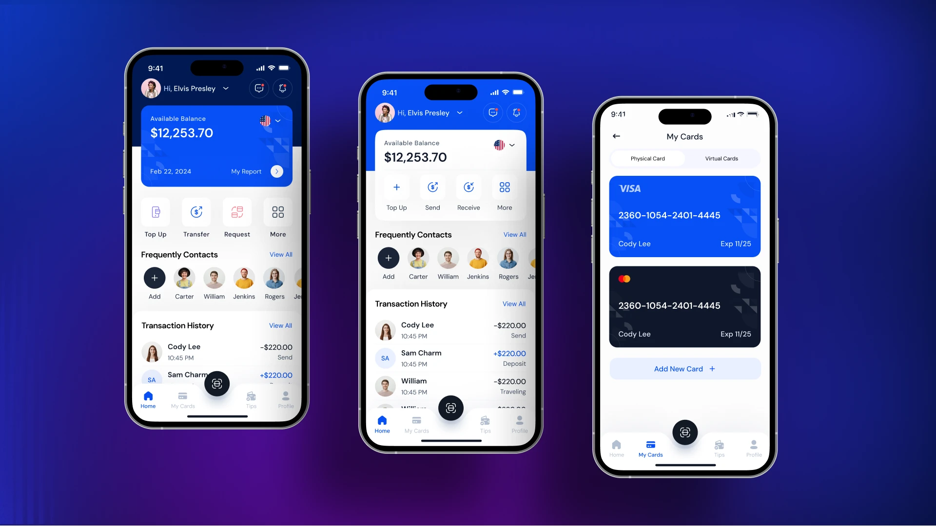 QraPay - E-Wallet Mobile App UI Kit