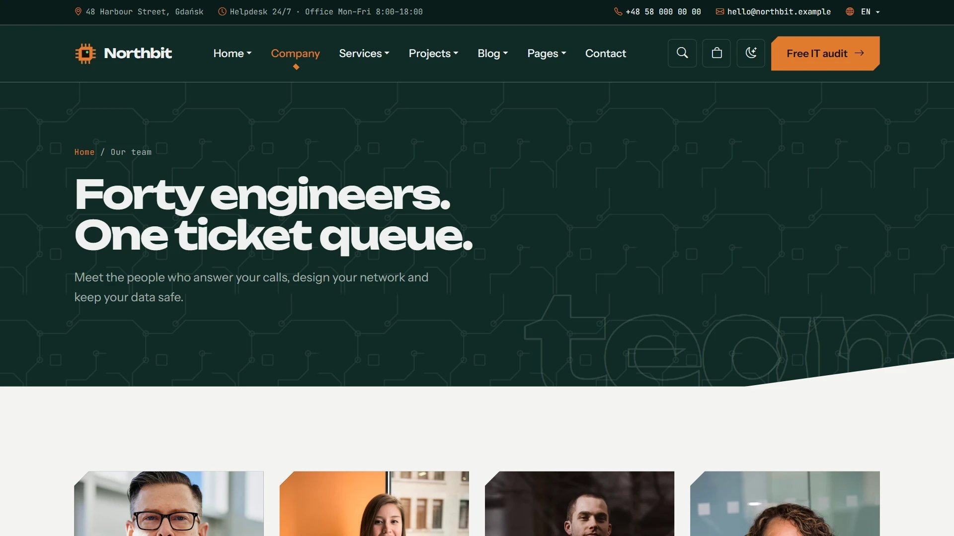Northbit - IT Services & Solutions HTML Template