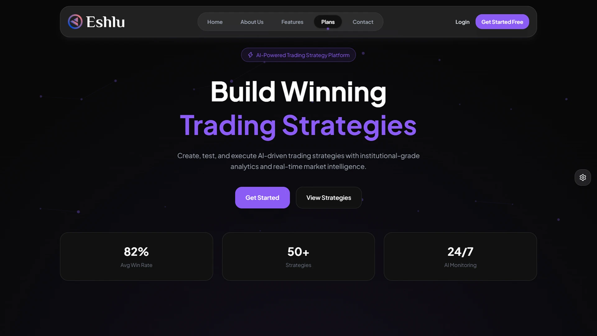 Eshlu - AI Powered Stock Trading and Financial SaaS React Template
