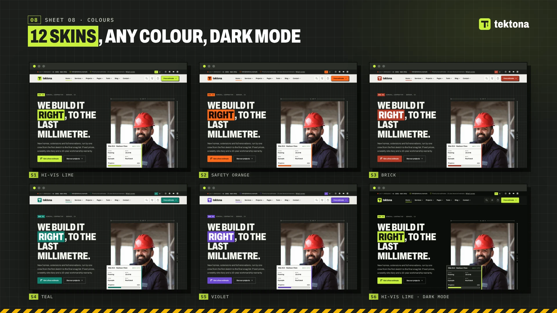Tektona - Construction & Renovation WordPress Theme (Screenshot 8 of 12)