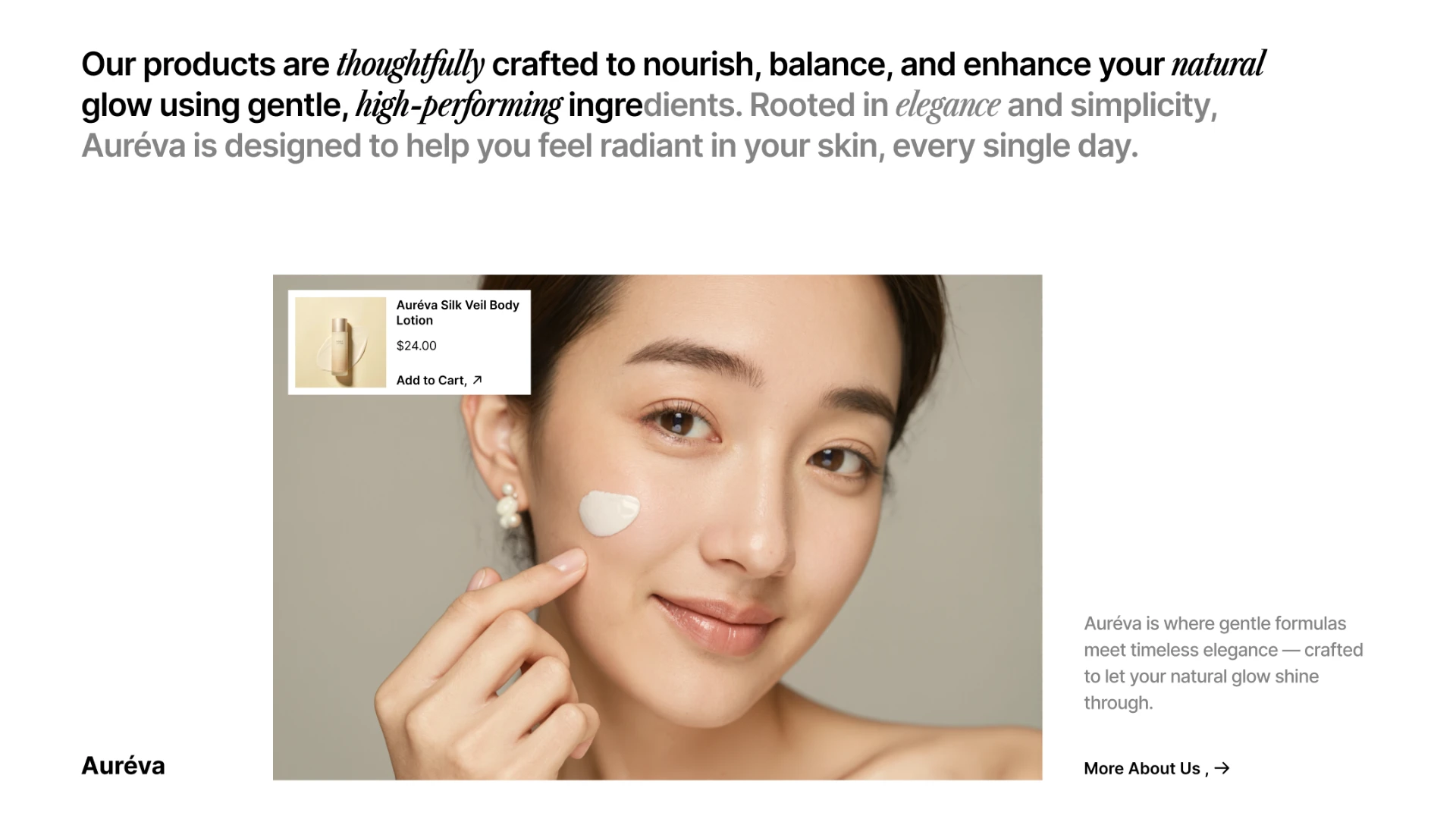 Aureva - Skincare & Beauty Ecommerce HTML Template
