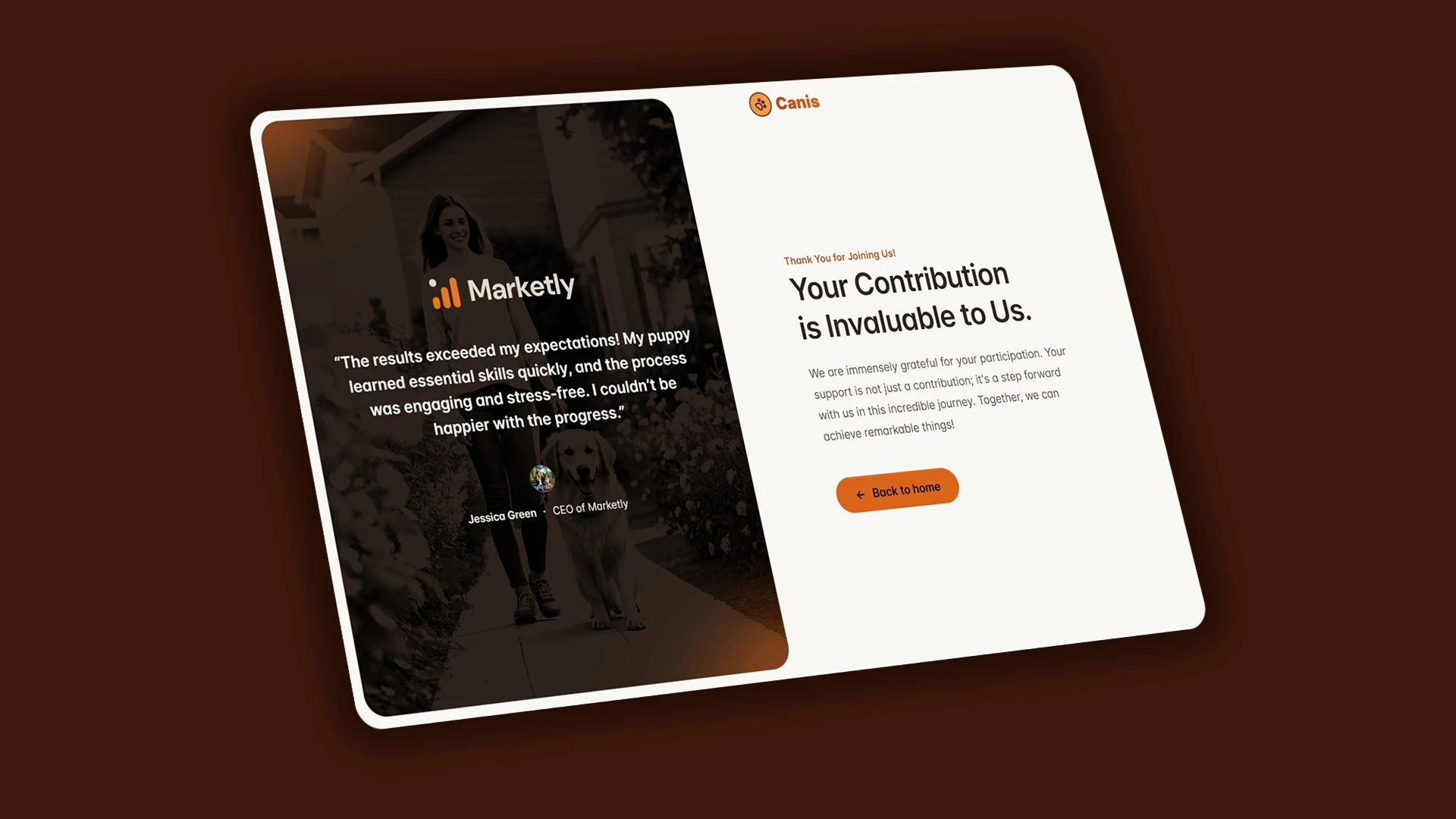 Canis - Professional Dog Training Services HTML Website Template