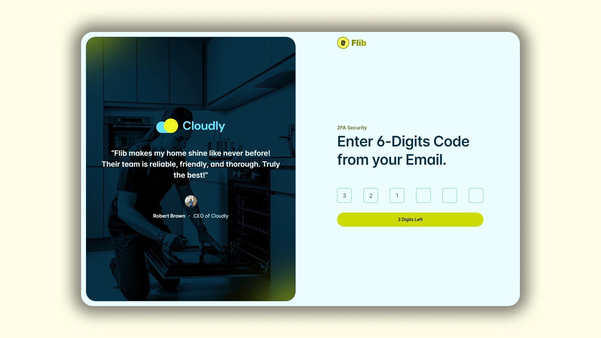 Flib - HTML Website Template For Premium Home Cleaning Services