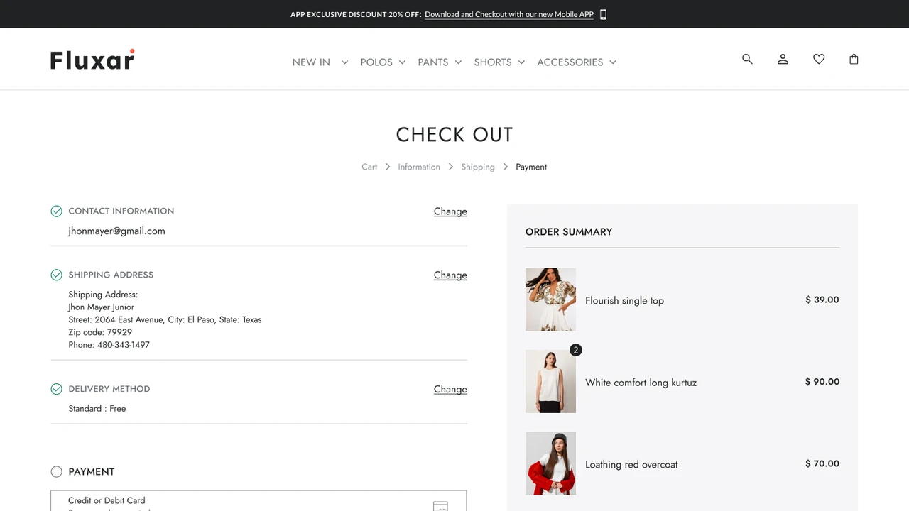 Fluxar - eCommerce Figma Template