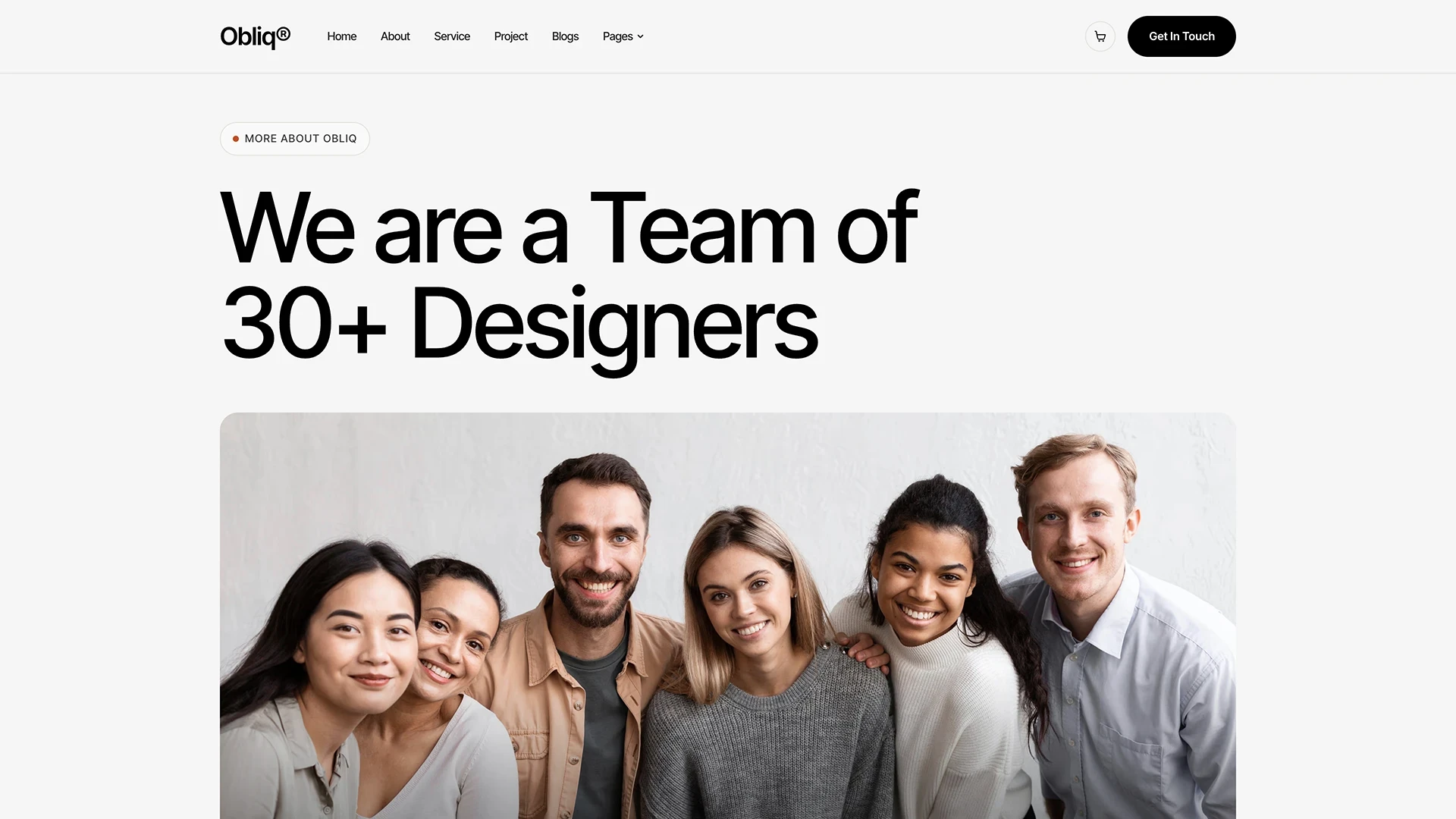 Obliq - Portfolio & Agency HTML Template