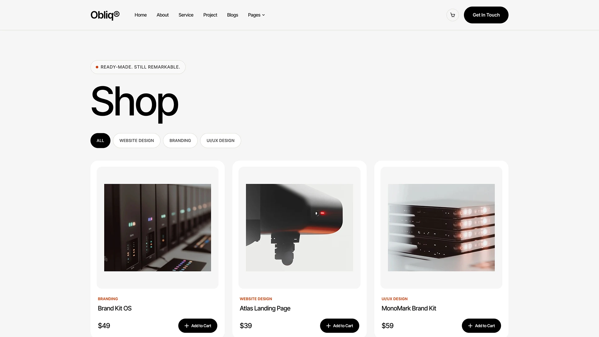 Obliq - Digital Agency & Portfolio Next.js Template