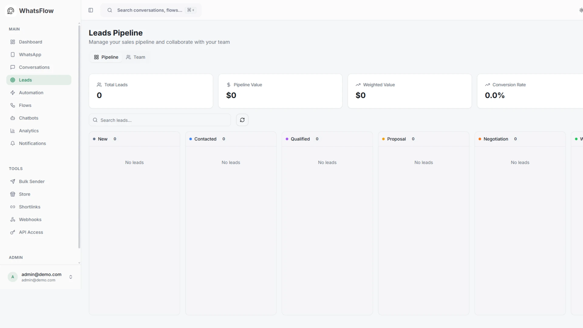 WhatsFlow - WhatsApp Marketing & Automation SaaS Platform