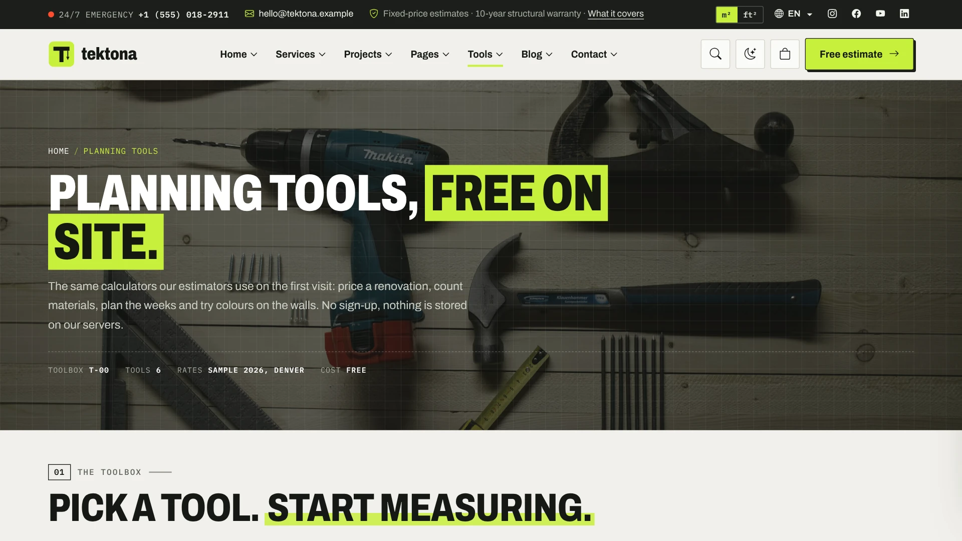 Tektona - Construction & Renovation HTML Template