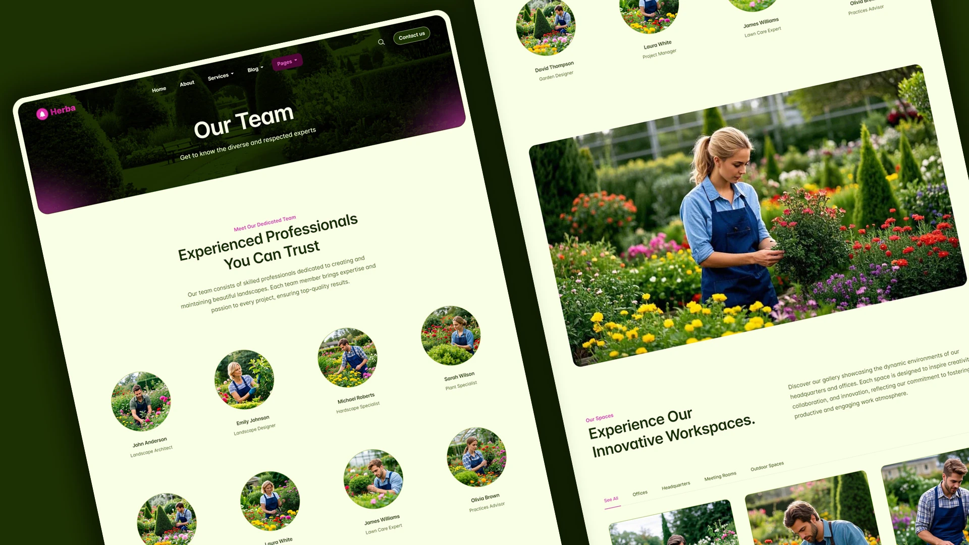 Herba - Innovative Landscaping and Green Spaces HTML Website Template