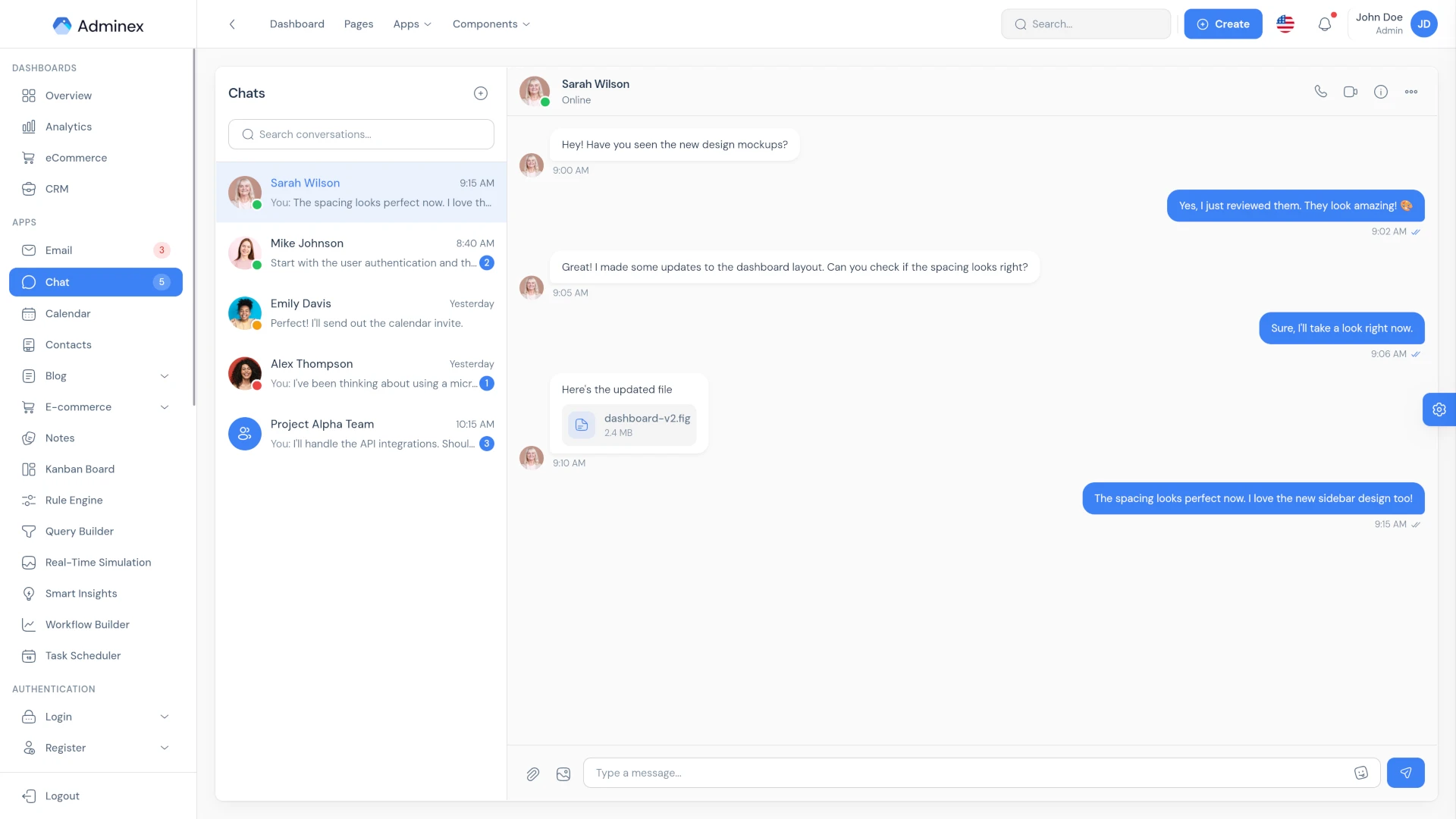 Adminex - Bootstrap 5 HTML Admin Dashboard Template