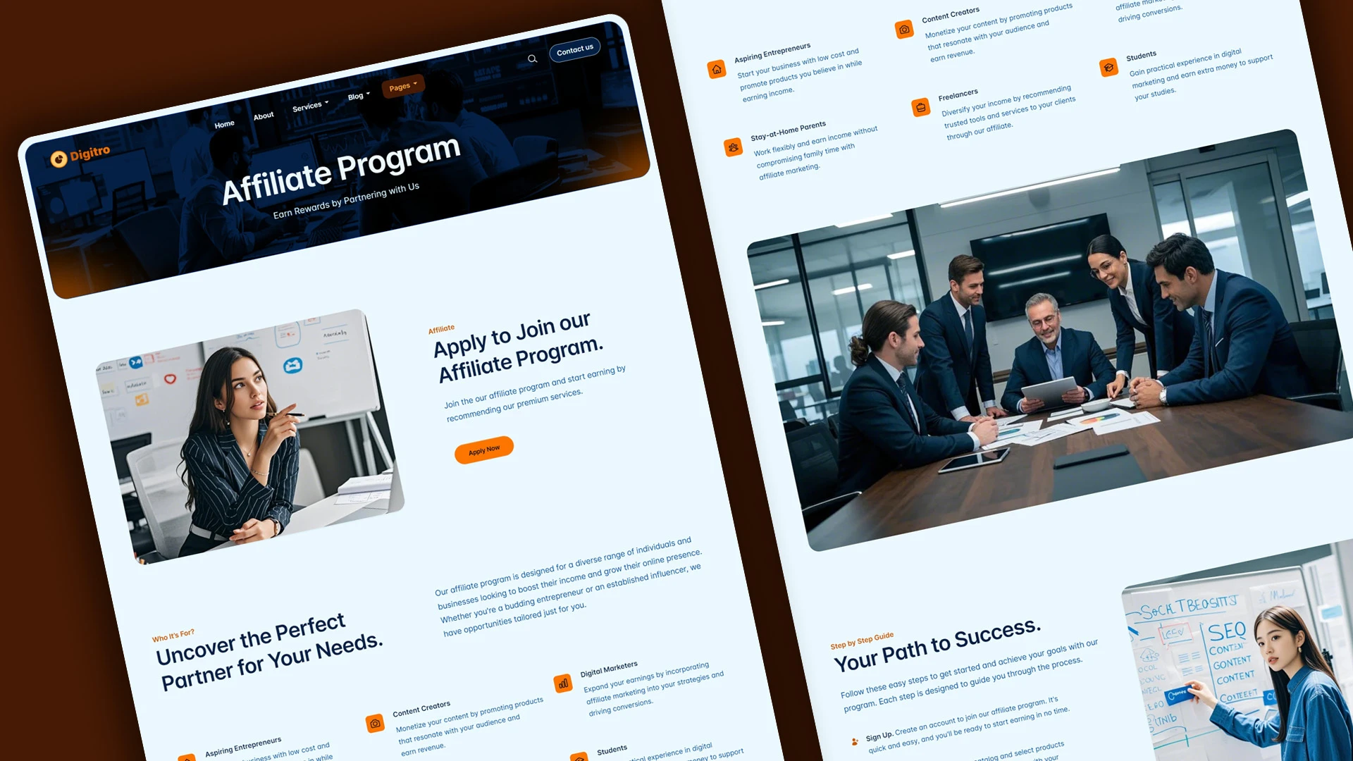 Digitro - Cutting-Edge Digital Marketing Agency HTML Website Template