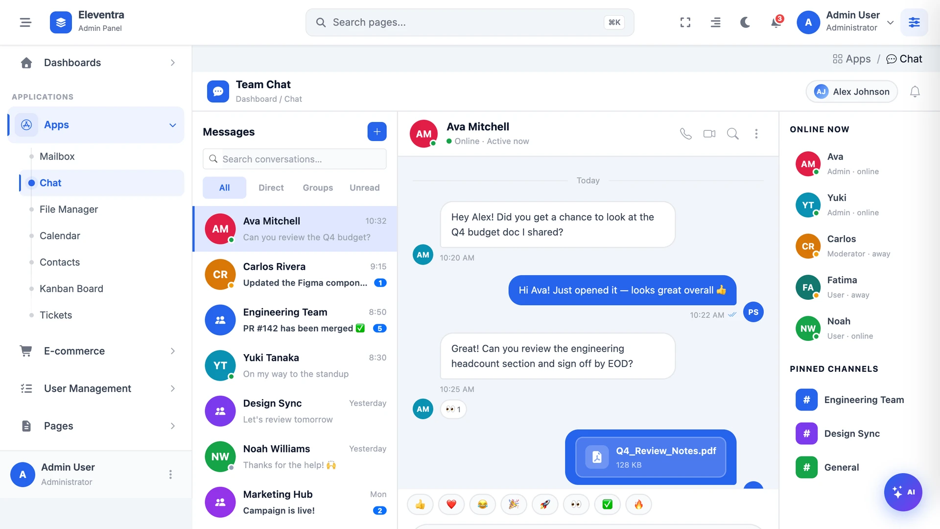 Eleventra - Angular 21 Admin Dashboard Template + UI Kit + 90+ Pages
