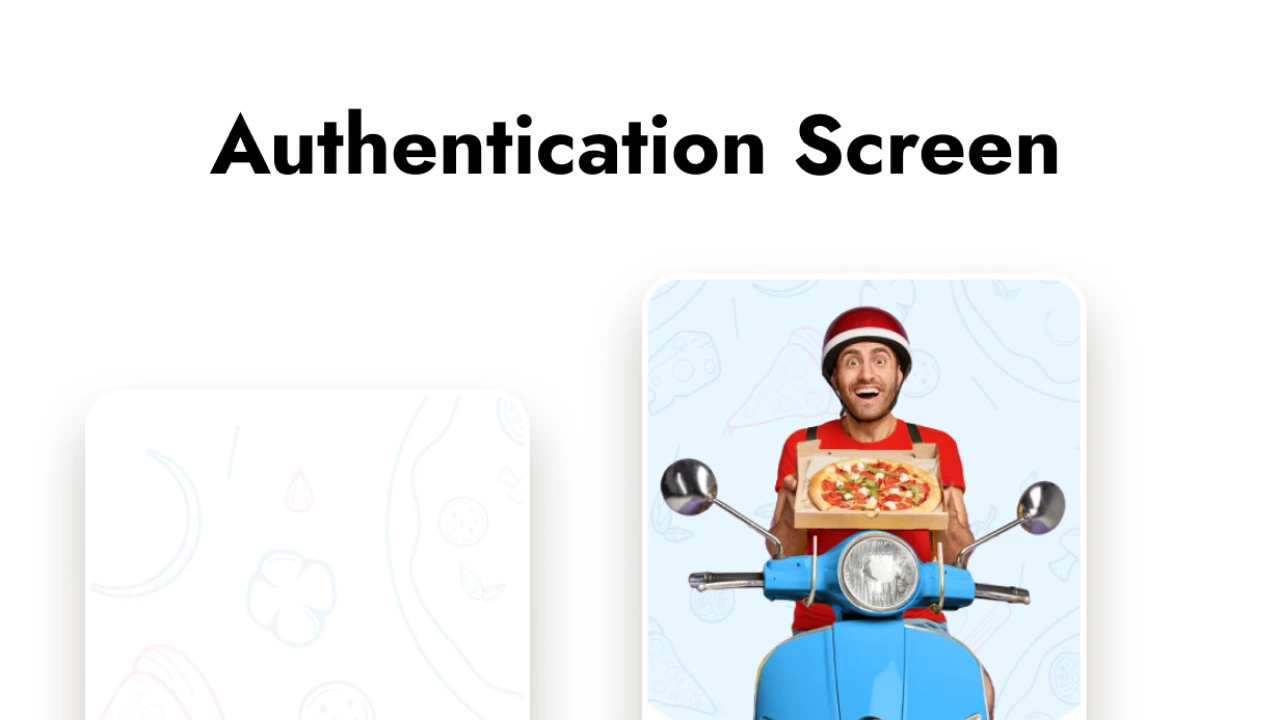 FireSlice - Pizza Delivery Shop Figma Mobile App UI Kit