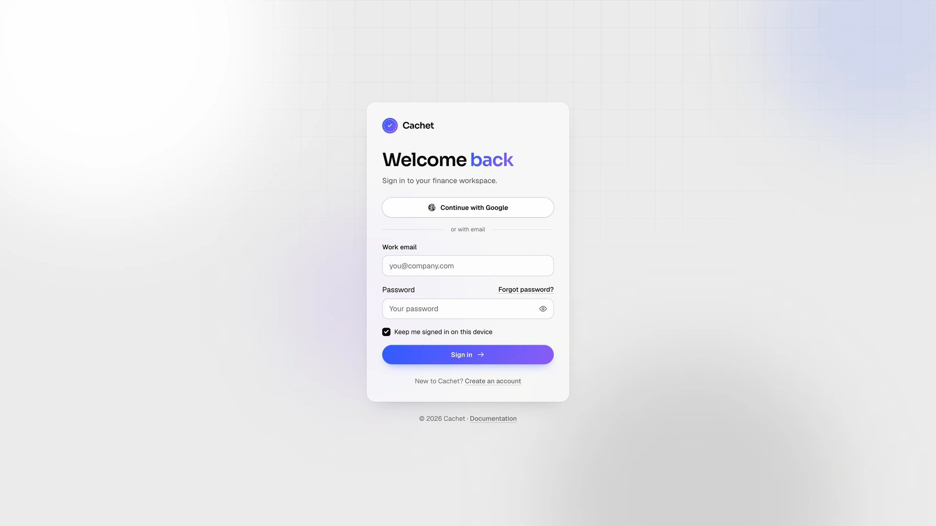 Cachet - Finance & Accounting Admin Dashboard Template