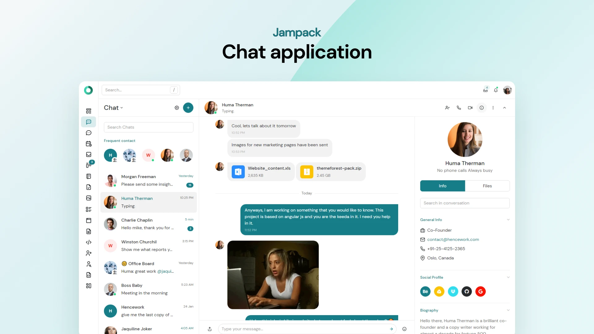 Jampack - Powerful Admin Dashboard & SaaS App Template