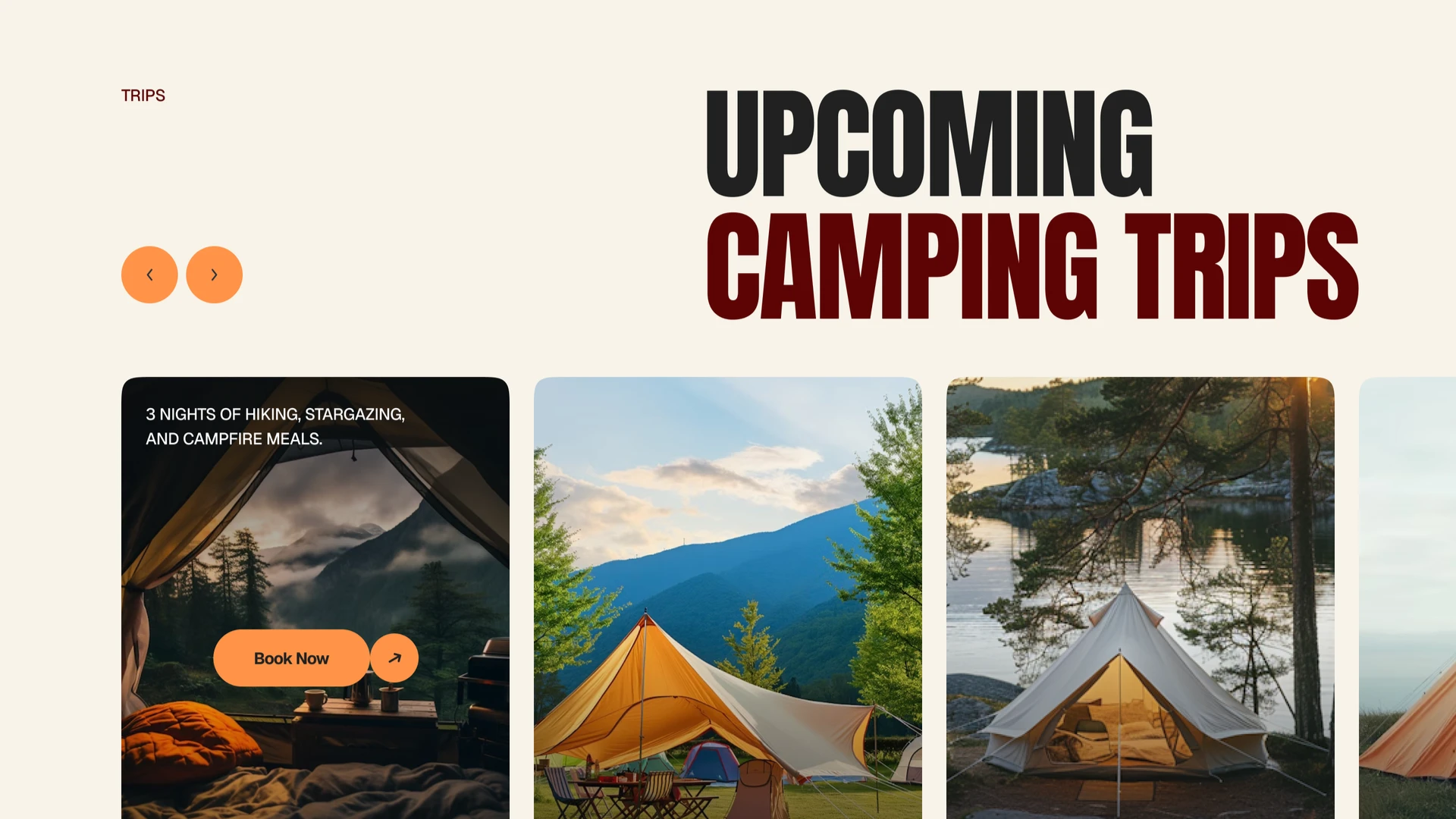 Camp - Outdoor Gear Shop & Camping Trips HTML eCommerce Template