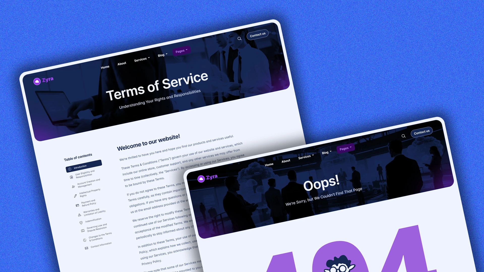 Zyra - Multipurpose IT Solutions & Business Services HTML Website Template