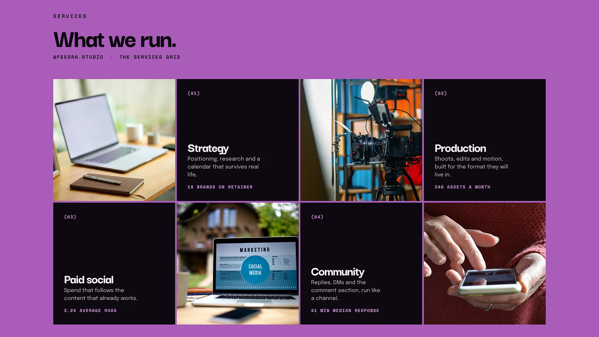 Feedra - Social Media & Content Agency HTML Template