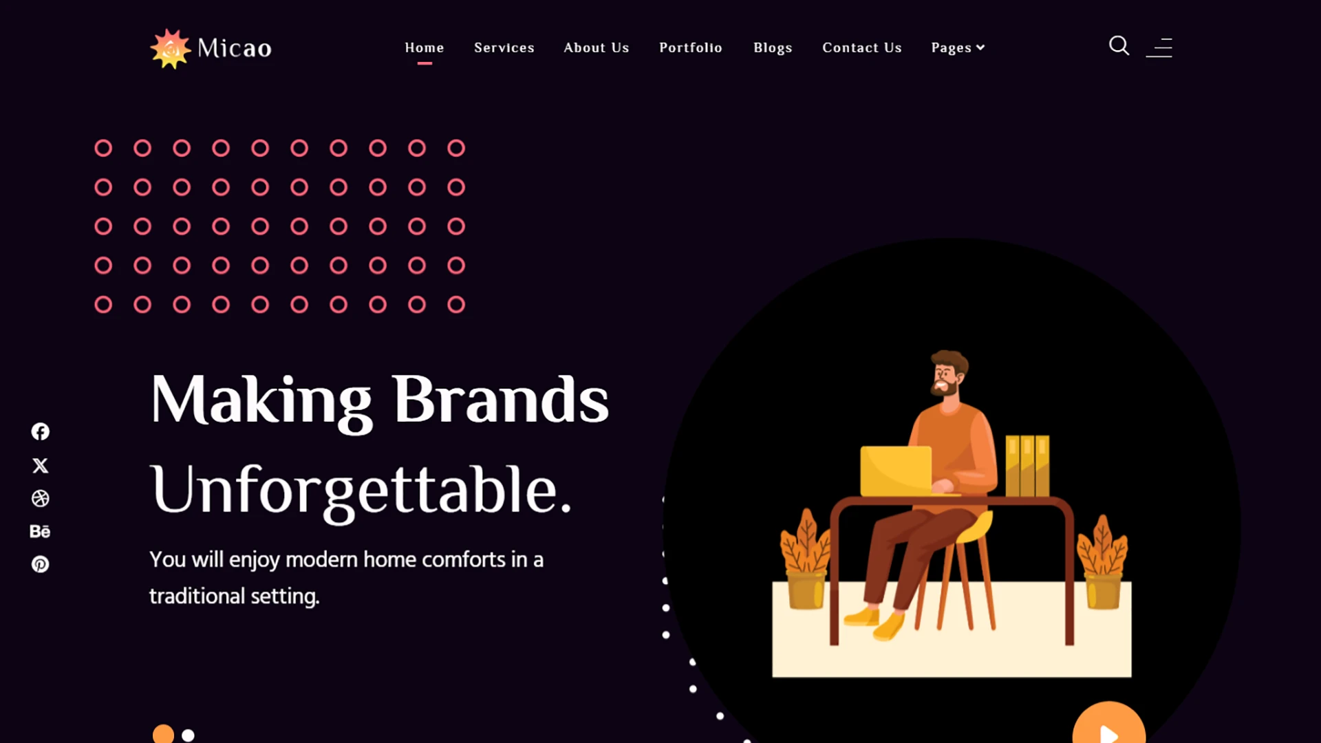 Micao - Creative Business and Multipurpose HTML Template