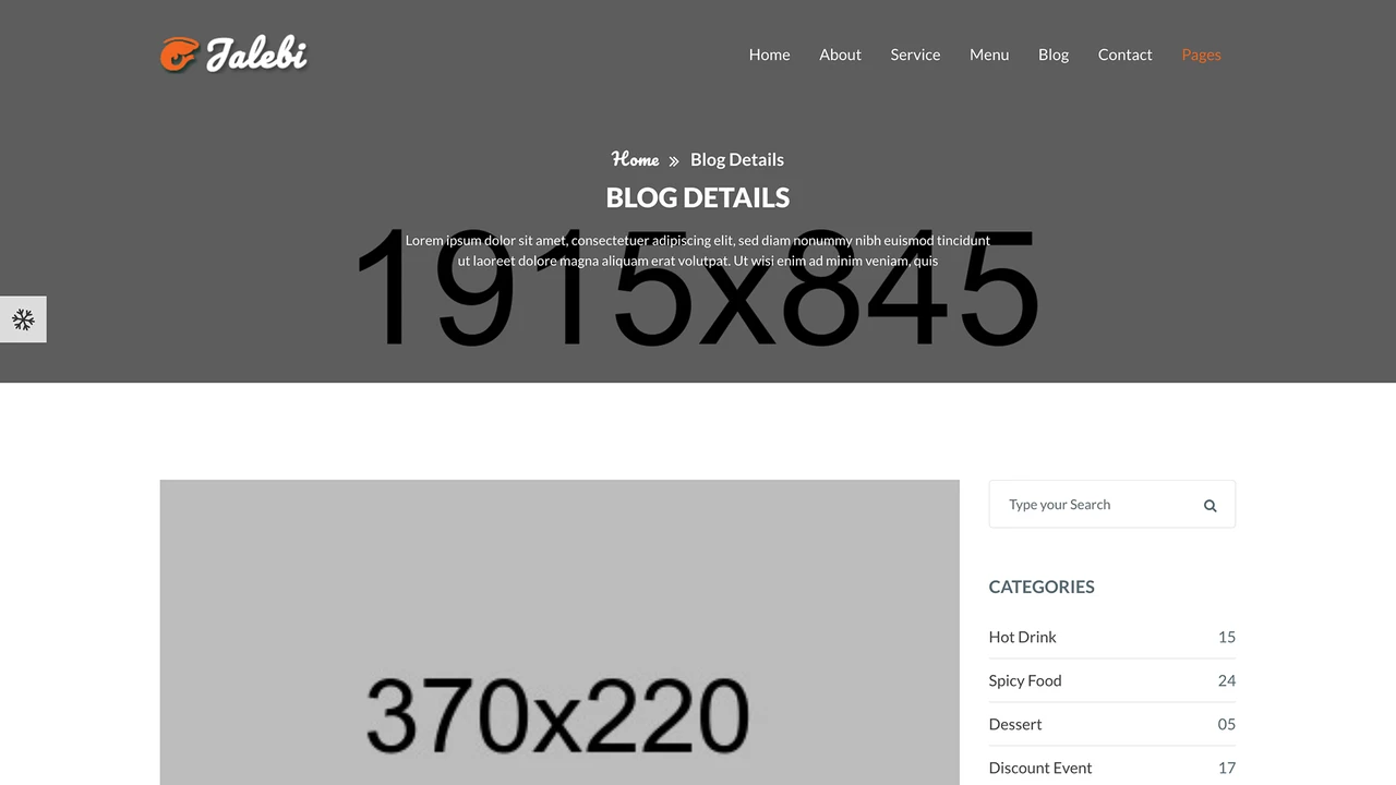 Jalebi - Bootstrap Restaurant Template