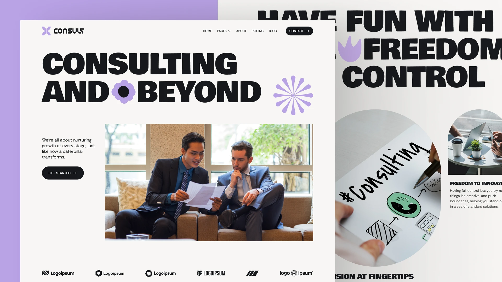 ConsultX - Consulting, Training, & Business Framer and Figma Template