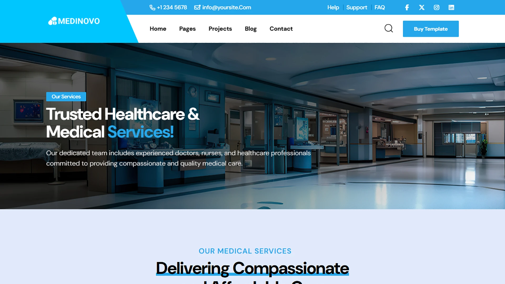 Medinovo - Medical & Healthcare HTML Template