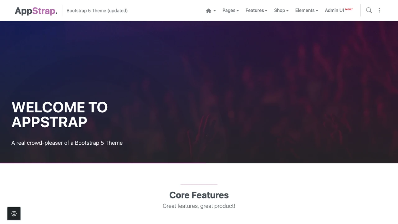 AppStrap - Multipurpose Bootstrap 5 Template + Admin UI