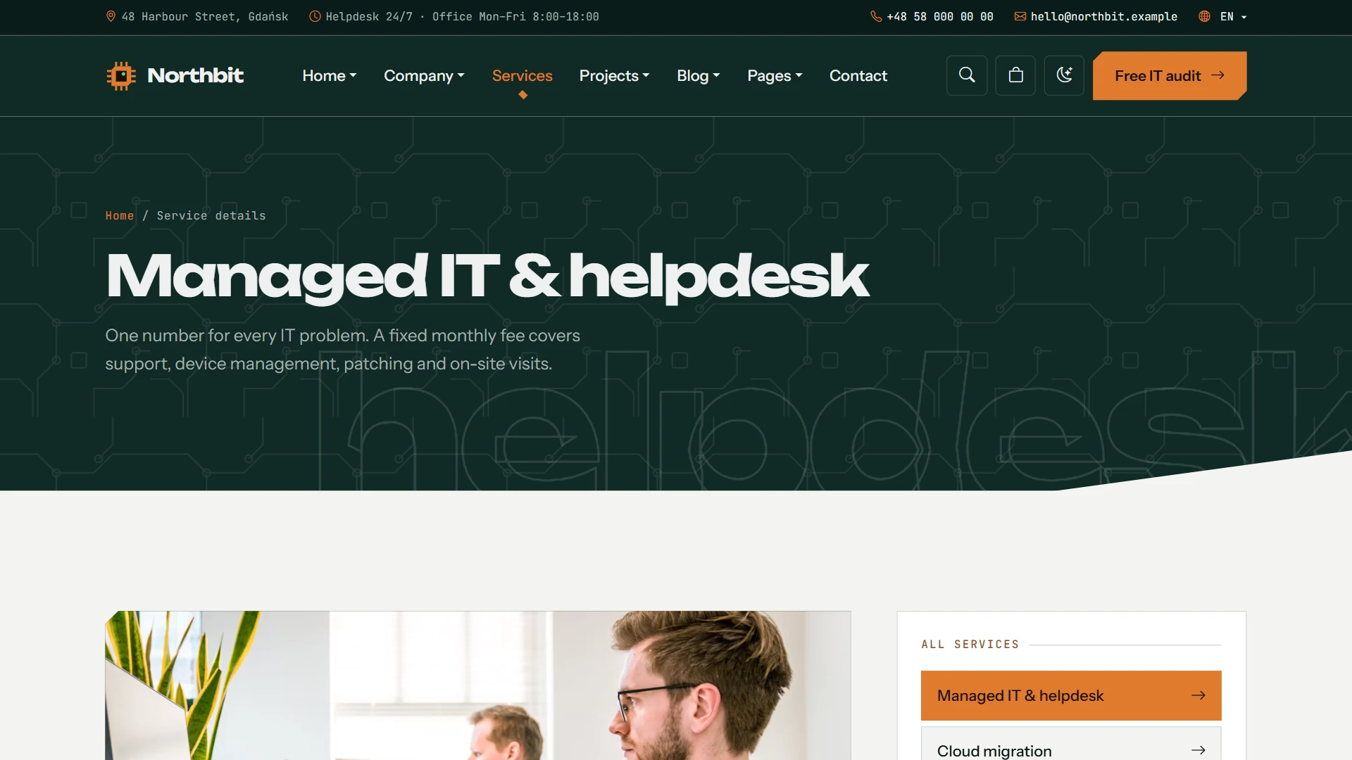 Northbit - IT Services & Solutions HTML Template