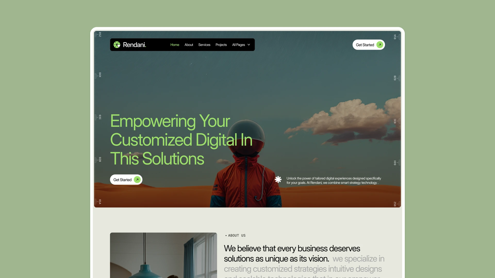 Rendani - Creative Portfolio & Marketing Agency HTML Template