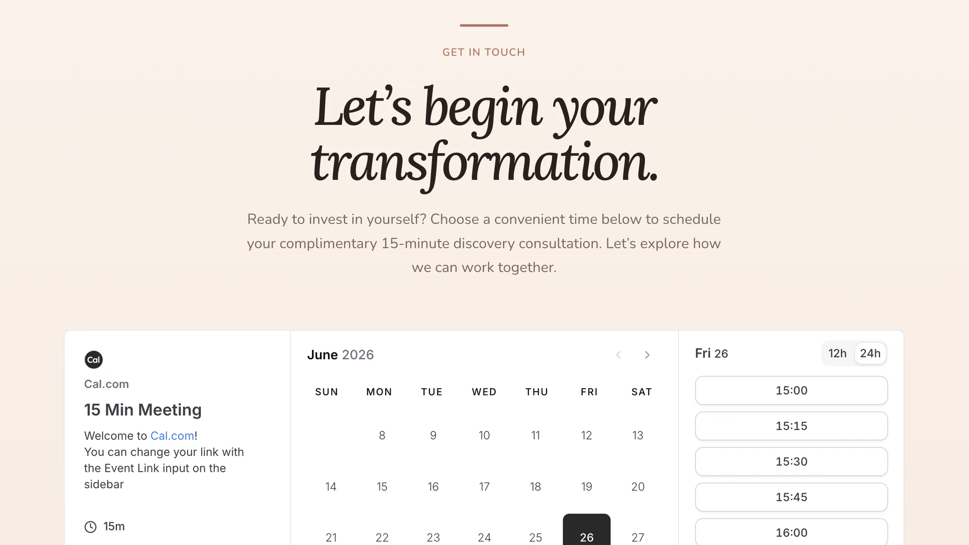 Emila - Life Coach, Female Empowerment & Consulting Template