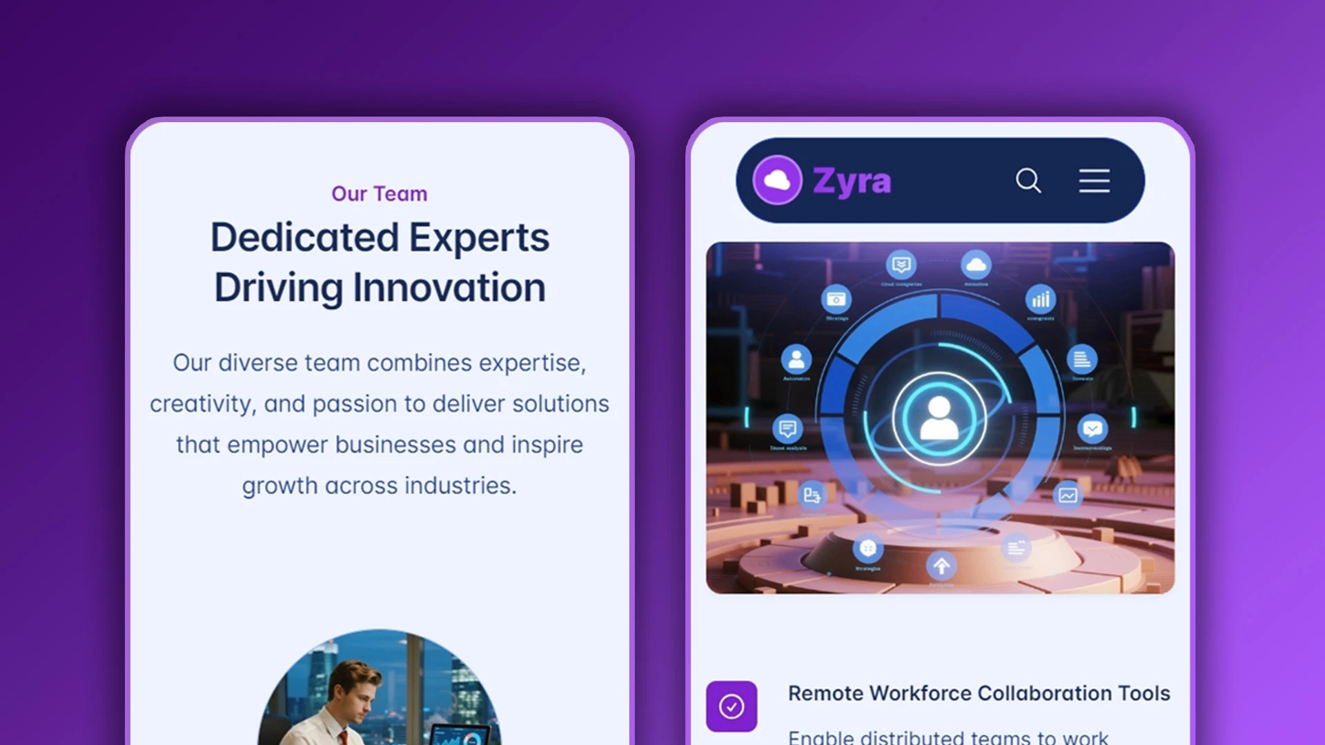 Zyra - Multipurpose IT Solutions & Business Services HTML Website Template