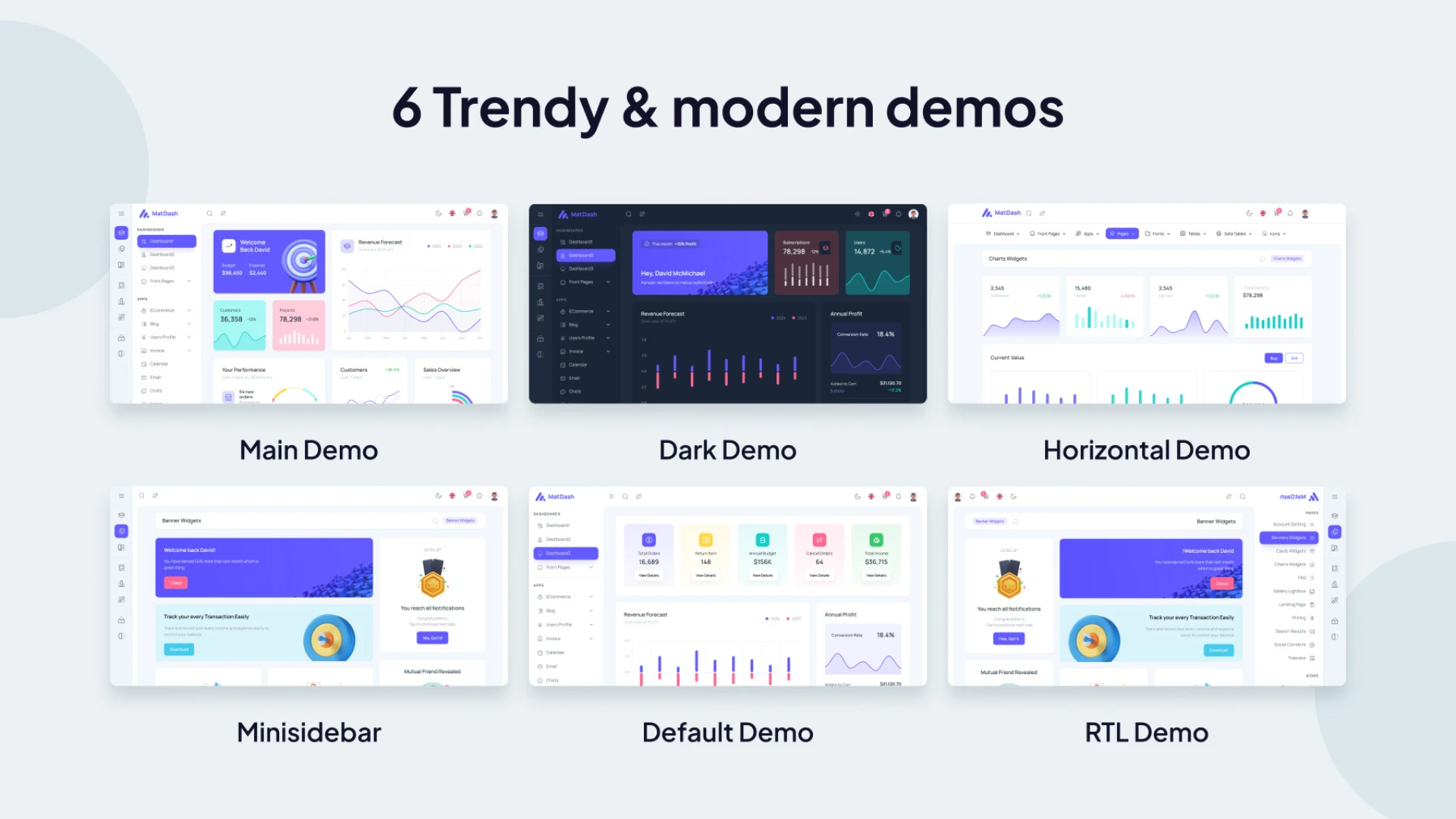 MatDash - VueJS Admin Dashboard Template