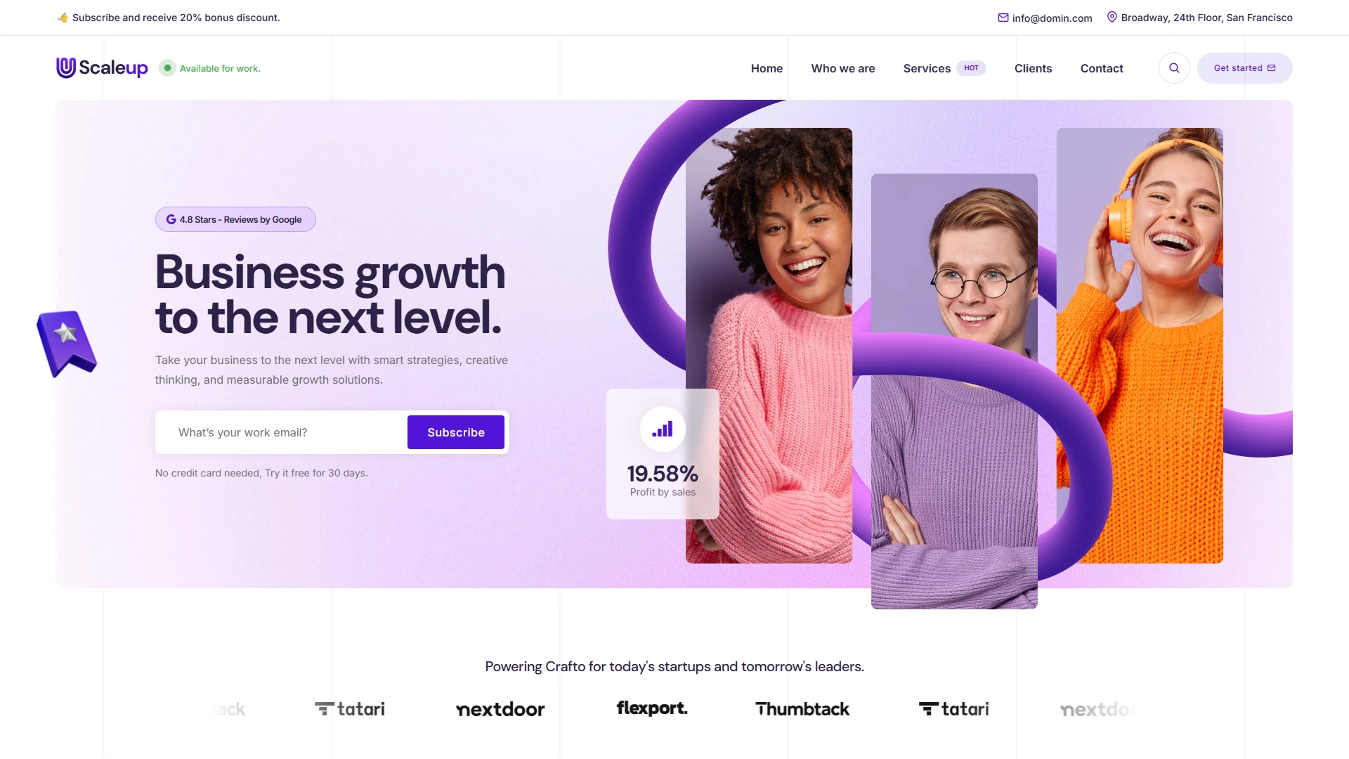 Crafto - The Multipurpose HTML5 Template
