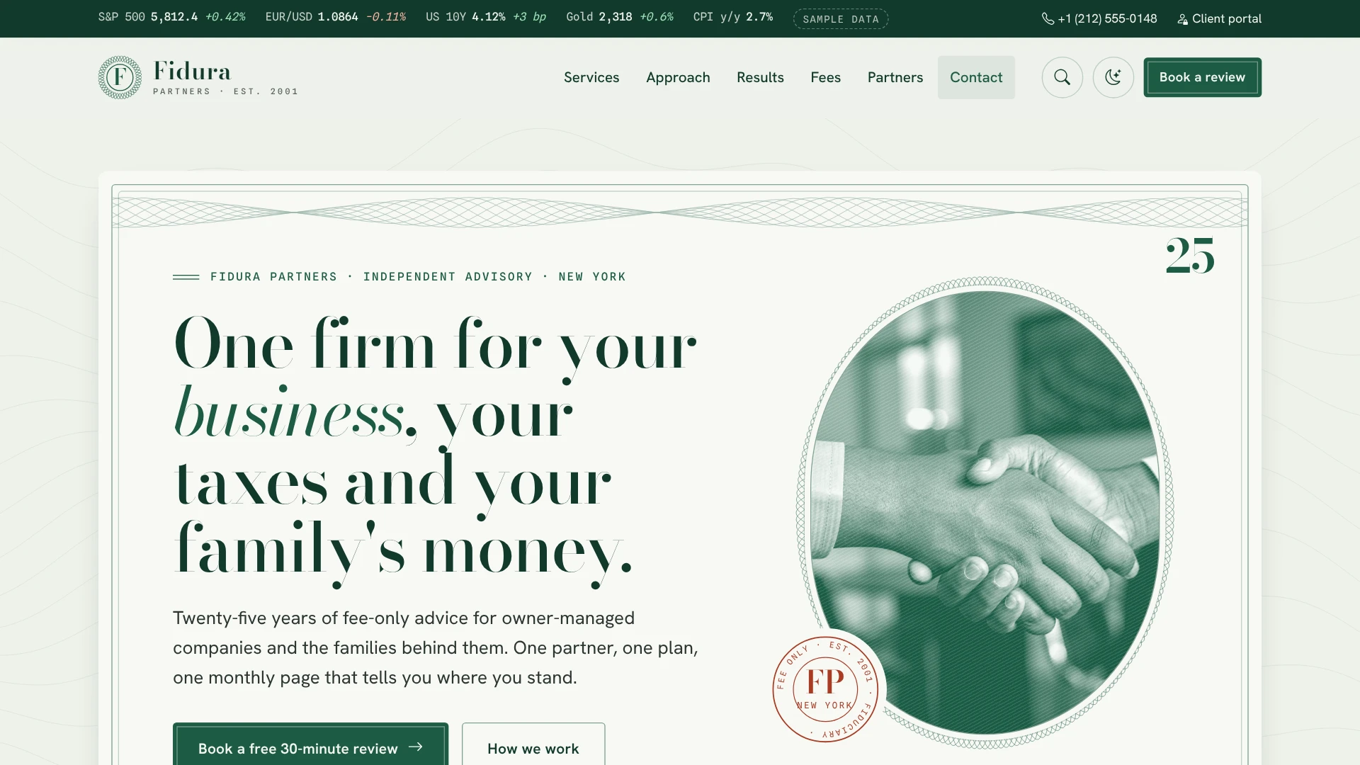 Fidura - Consulting & Finance HTML Template (Screenshot 12 of 17)