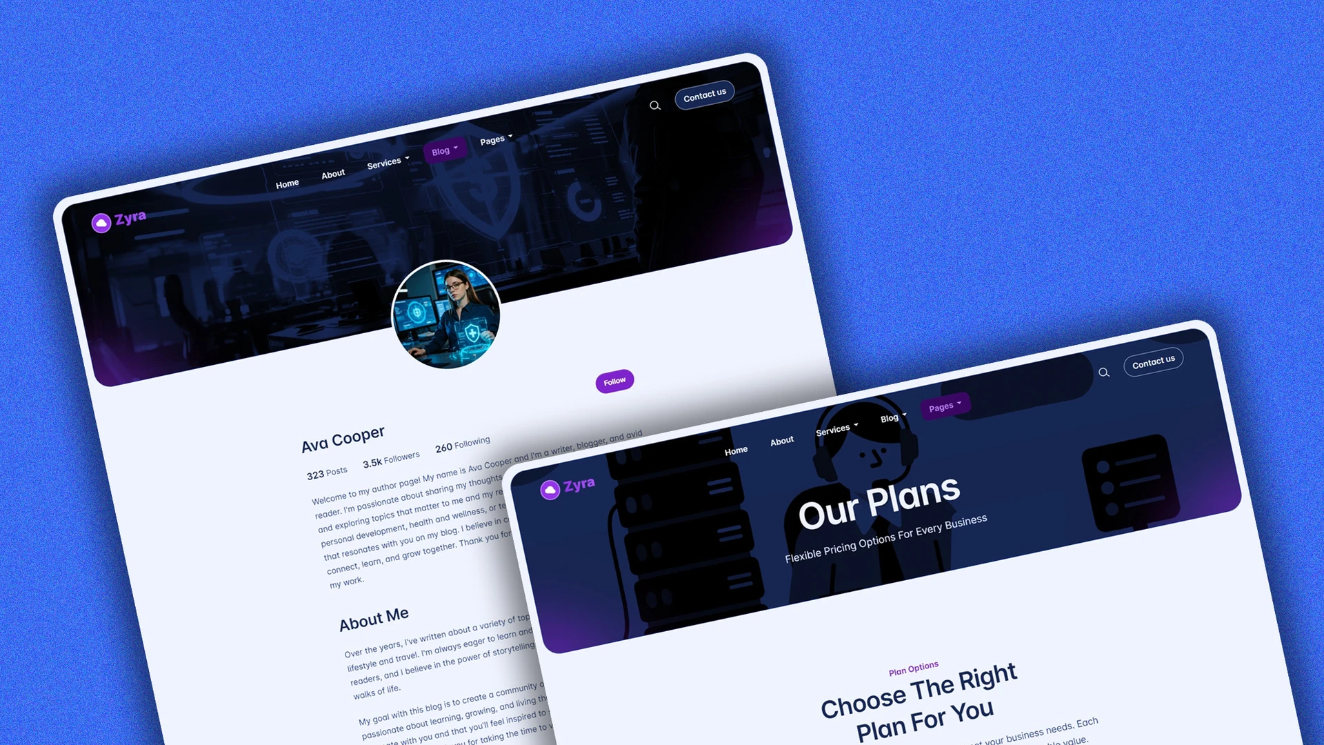 Zyra - Multipurpose IT Solutions & Business Services HTML Website Template