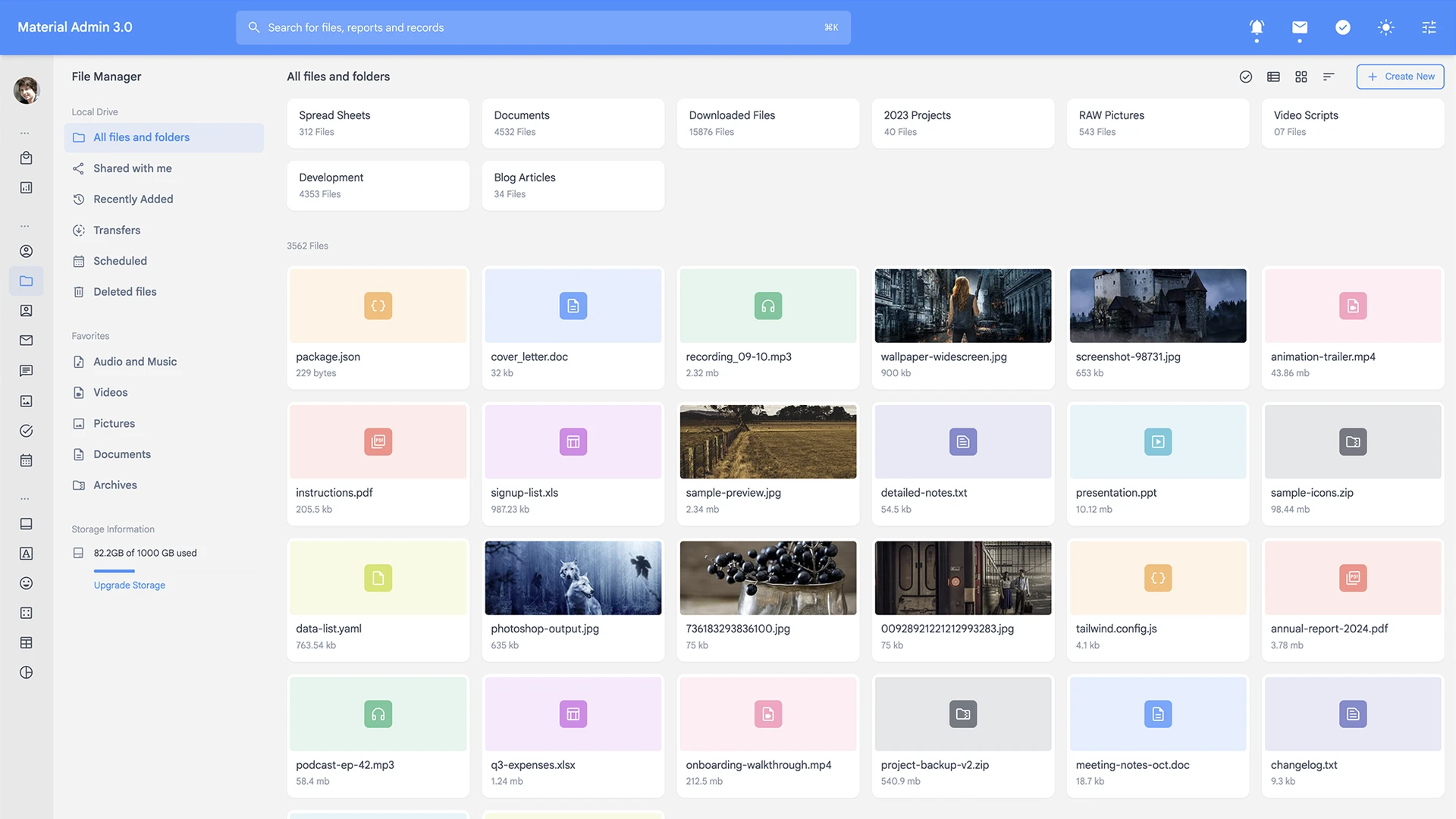 Material Admin - Responsive Admin Template