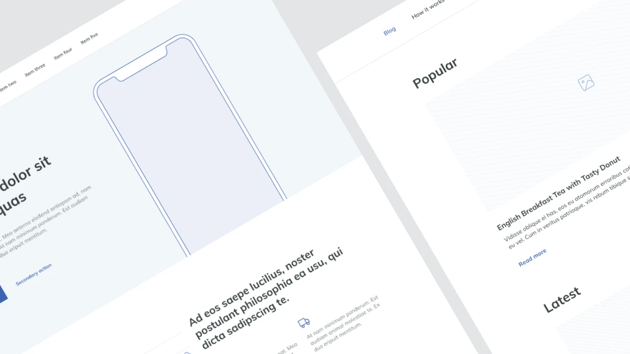 Figma Wireframe Kit - UI Kit & Templates for Wireframing
