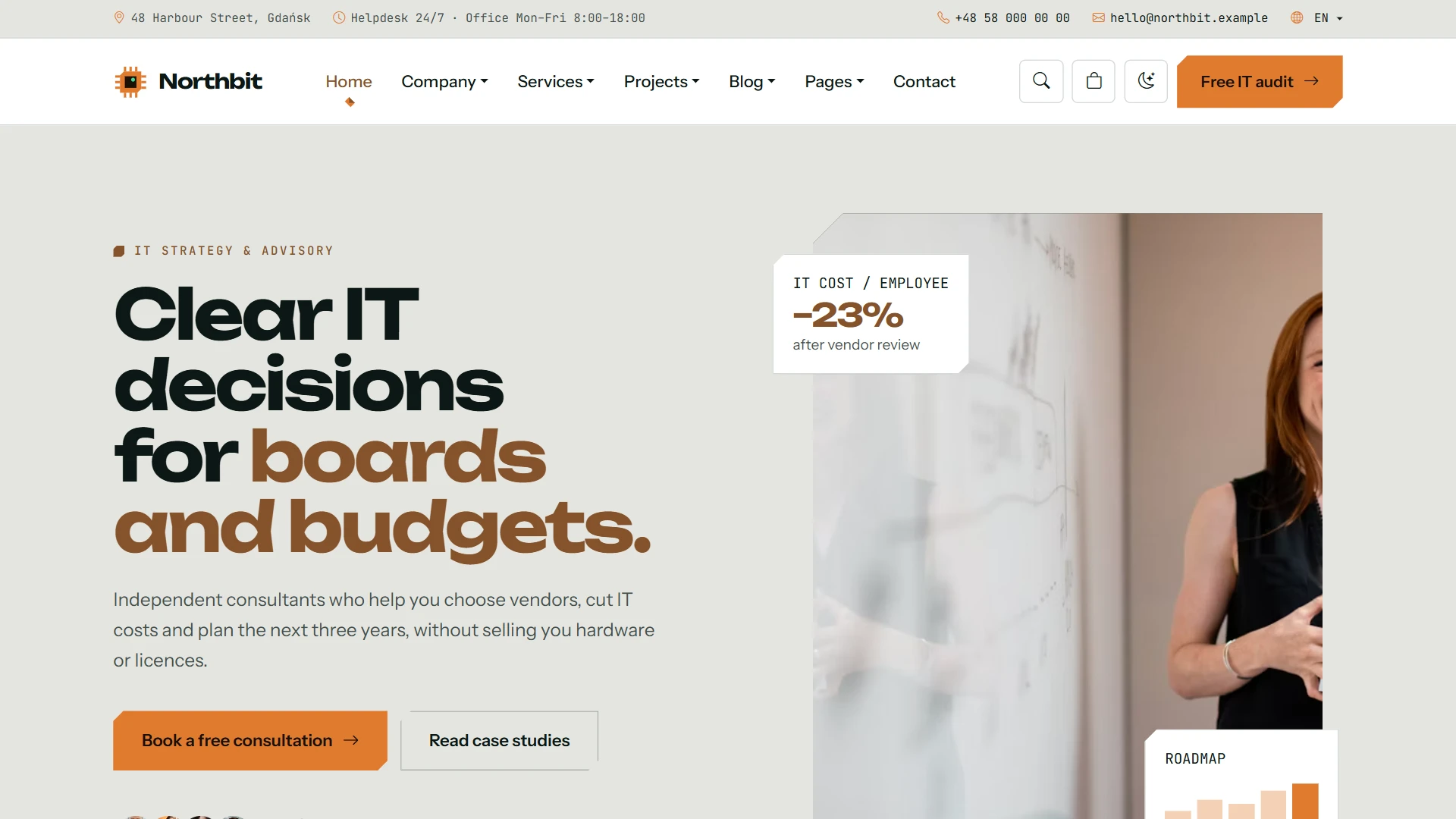 Northbit - IT Services & Solutions HTML Template