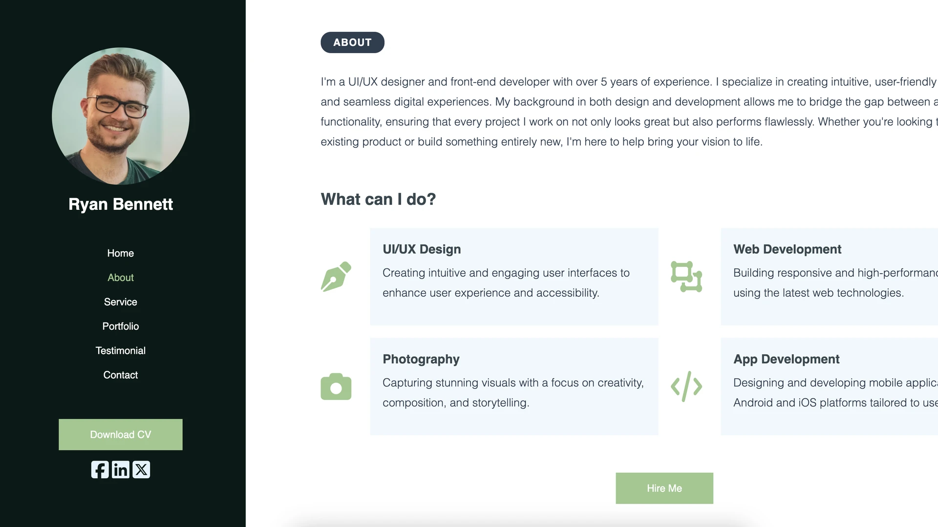 ClarifyFolio - Next.js Personal Portfolio Template