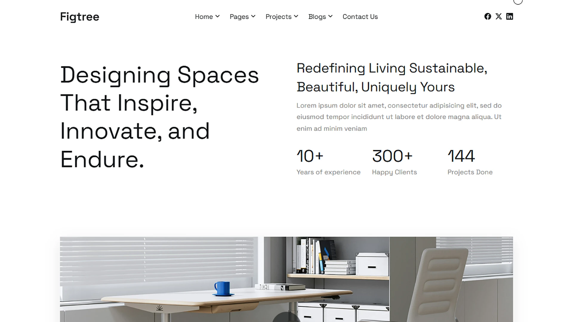 Figtree - Architecture & Interior Design HTML Template