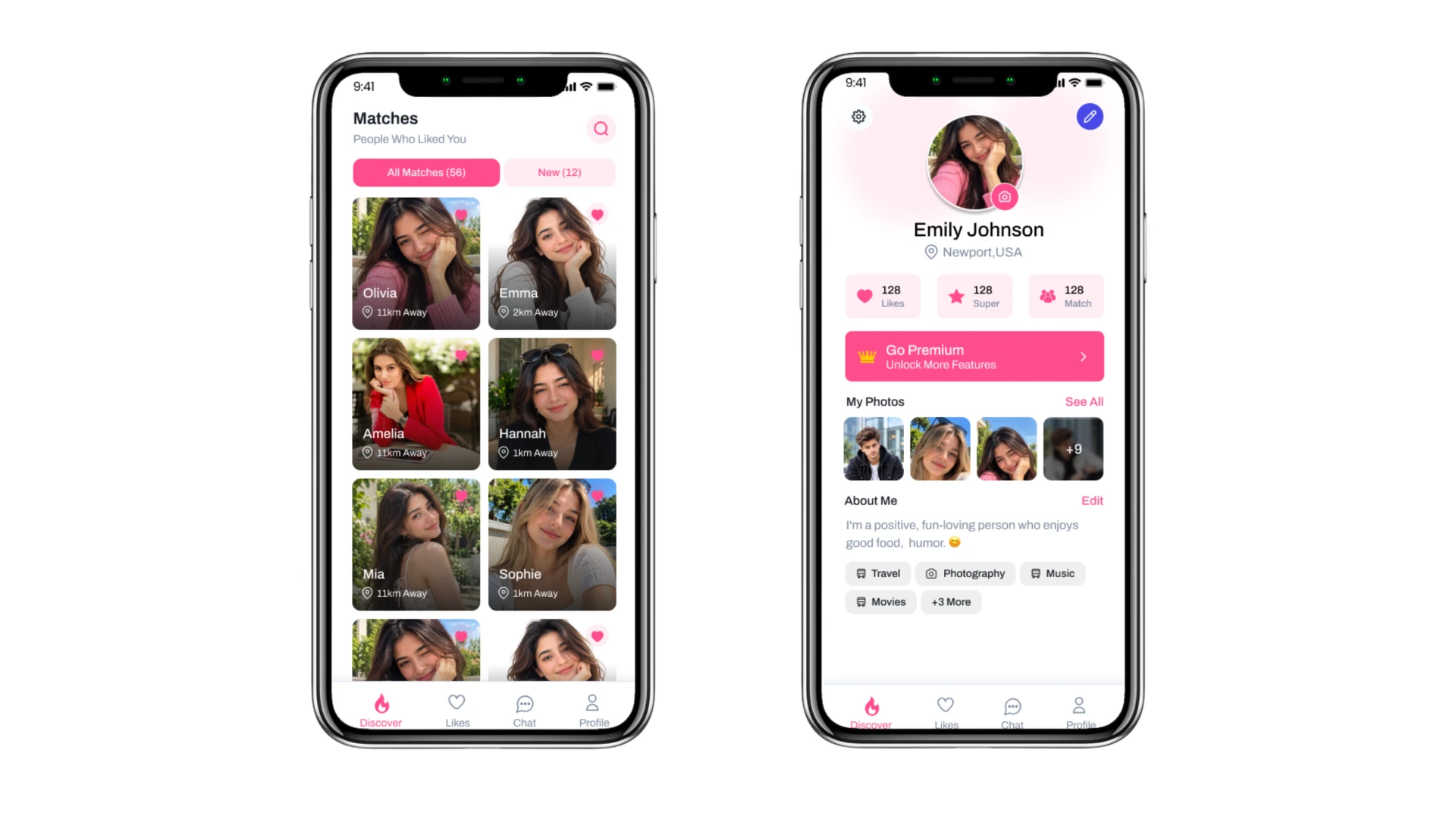 Loviya - Modern Dating & Matchmaking App UI Kit (Screenshot 5 of 17)